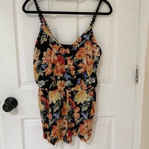 Womens Forever 21 floral romper
